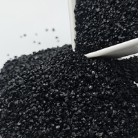 black copper slag abrasive particles