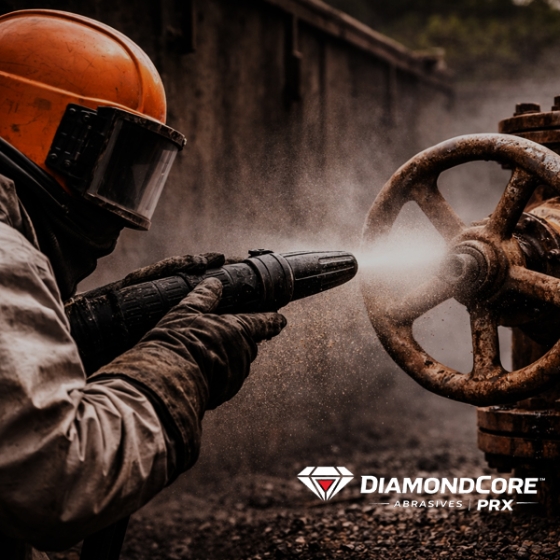 copper slag industrial blasting abrasives particles